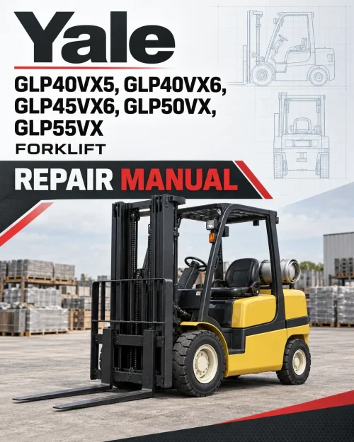 Yale GLP40VX5, GLP40VX6, GLP45VX6, GLP50VX, GLP55VX Forklift G813 Series Repair Manual Yale GLP40VX5, GLP40VX6, GLP45VX6, GLP50VX, GLP55VX Forklift G813 Series Repair Manual