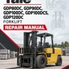 Yale GDP80DC, GDP90DC, GDP100DC, GDP100DCS, GDP120DC Forklift G876 Series Repair Manual Yale GDP80DC, GDP90DC, GDP100DC, GDP100DCS, GDP120DC Forklift G876 Series Repair Manual