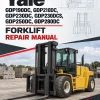 Yale GDP190DC, GDP210DC, GDP230DC, GDP230DCS, GDP250DC, GDP280DC Forklift G876 Series Repair Manual