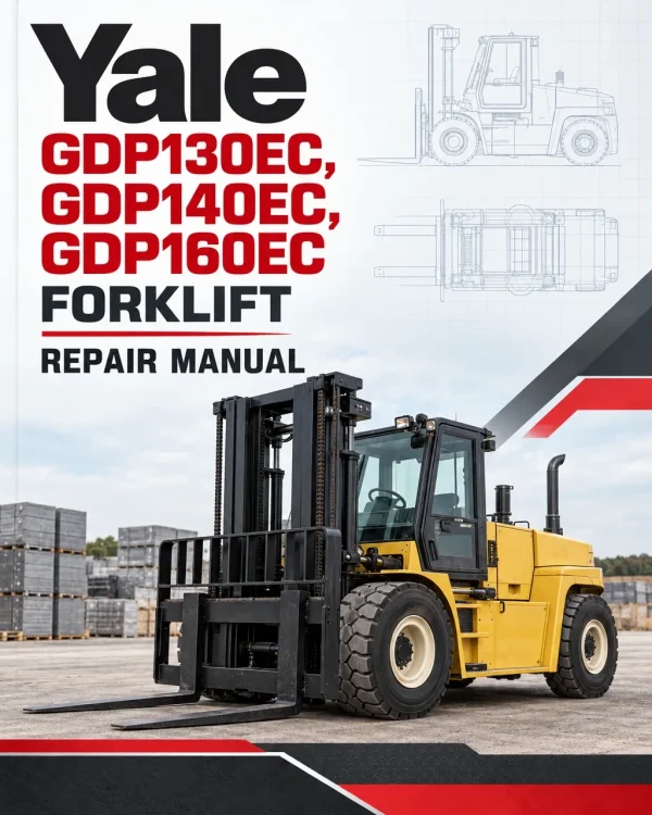 Yale GDP130EC, GDP140EC, GDP160EC Forklift G877 Series Repair Manual