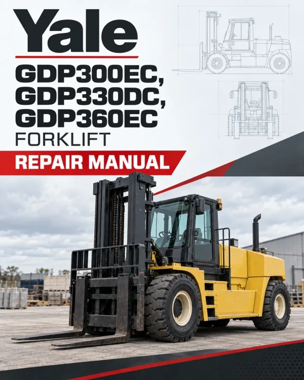 Yale GDP300EC, GDP330DC, GDP360EC Forklift G877 Series Repair Manual