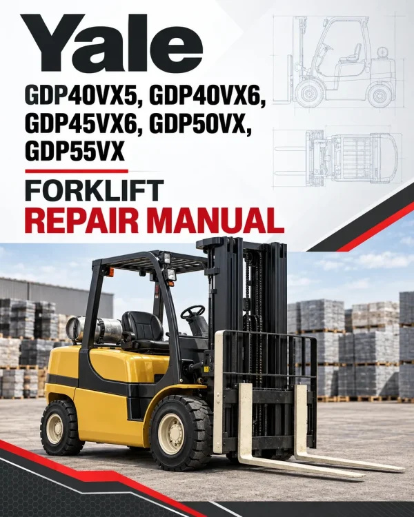 Yale GDP40VX5, GDP40VX6, GDP45VX6, GDP50VX, GDP55VX Forklift H813 Series Repair Manual Yale GDP40VX5, GDP40VX6, GDP45VX6, GDP50VX, GDP55VX Forklift H813 Series Repair Manual