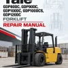 Yale GDP80DC, GDP90DC, GDP100DC, GDP100DCS, GDP120DC Forklift H876 Series Repair Manual