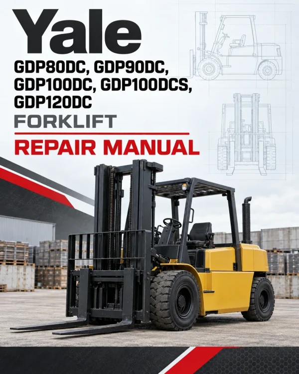 Yale GDP80DC, GDP90DC, GDP100DC, GDP100DCS, GDP120DC Forklift H876 Series Repair Manual