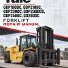 Yale GDP190DC, GDP210DC, GDP230DC, GDP230DCS, GDP250DC, GD280DC Forklift H876 Series Repair Manual Yale GDP190DC, GDP210DC, GDP230DC, GDP230DCS, GDP250DC, GD280DC Forklift H876 Series Repair Manual