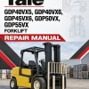 Yale GDP40VX5, GDP40VX6, GDP45VX6, GDP50VX, GDP55VX Forklift J813 Series Repair Manual Yale GDP40VX5, GDP40VX6, GDP45VX6, GDP50VX, GDP55VX Forklift J813 Series Repair Manual