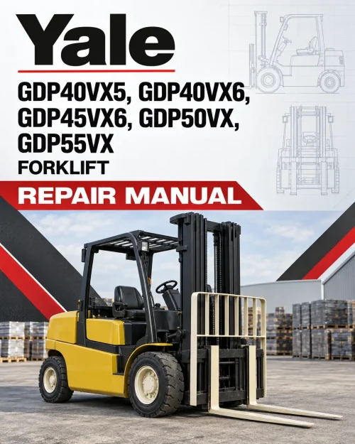 Yale GDP40VX5, GDP40VX6, GDP45VX6, GDP50VX, GDP55VX Forklift J813 Series Repair Manual Yale GDP40VX5, GDP40VX6, GDP45VX6, GDP50VX, GDP55VX Forklift J813 Series Repair Manual