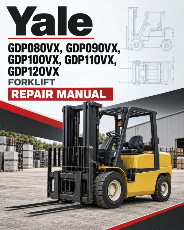 Yale GDP080VX, GDP090VX, GDP100VX, GDP110VX, GDP120VX Forklift J813 Series Repair Manual