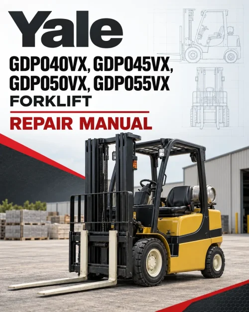 Yale GDP040VX, GDP045VX, GDP050VX, GDP055VX Forklift K813 Series Repair Manual Yale GDP040VX, GDP045VX, GDP050VX, GDP055VX Forklift K813 Series Repair Manual