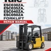 Yale ESC030ZA, ESC035ZA, ESC040ZA, ESC050ZA Forklift Z945 Series Repair Manual Yale ESC030ZA, ESC035ZA, ESC040ZA, ESC050ZA Forklift Z945 Series Repair Manual
