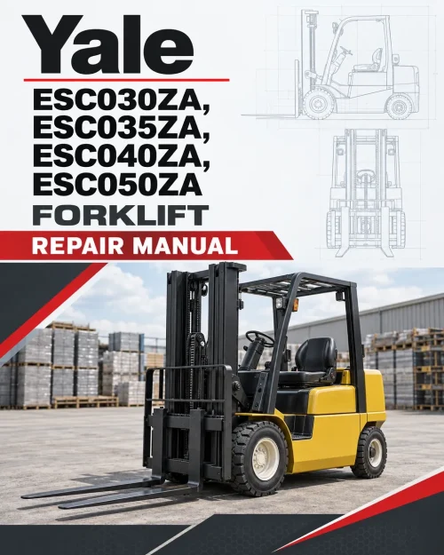 Yale ESC030ZA, ESC035ZA, ESC040ZA, ESC050ZA Forklift Z945 Series Repair Manual Yale ESC030ZA, ESC035ZA, ESC040ZA, ESC050ZA Forklift Z945 Series Repair Manual