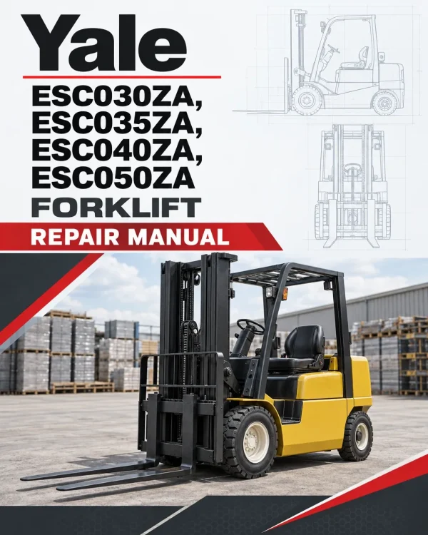 Yale ESC030ZA, ESC035ZA, ESC040ZA, ESC050ZA Forklift Z945 Series Repair Manual Yale ESC030ZA, ESC035ZA, ESC040ZA, ESC050ZA Forklift Z945 Series Repair Manual