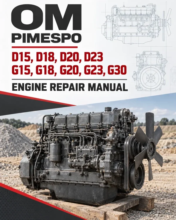 OM PIMESPO FIAT - D15, D18, D20, D23, G15, G18, G20, G23, G30 Engine Repair Manual