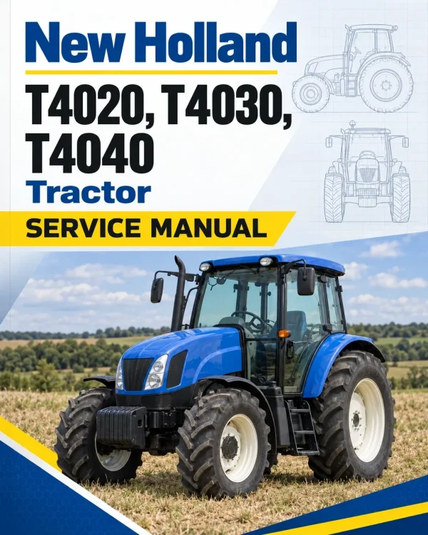 New Holland T4020, T4030, T4040 Tractor Service Manual New Holland T4020, T4030, T4040 Tractor Service Manual