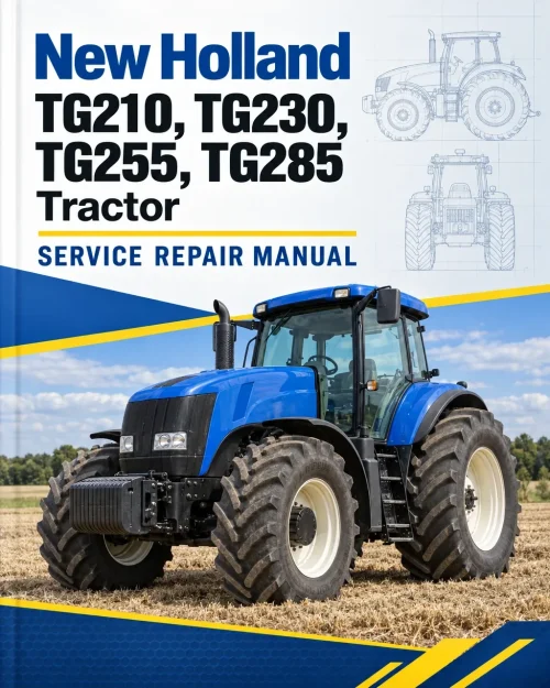 New Holland TG210, TG230, TG255, TG285 Tractor Service Manual New Holland TG210, TG230, TG255, TG285 Tractor Service Manual
