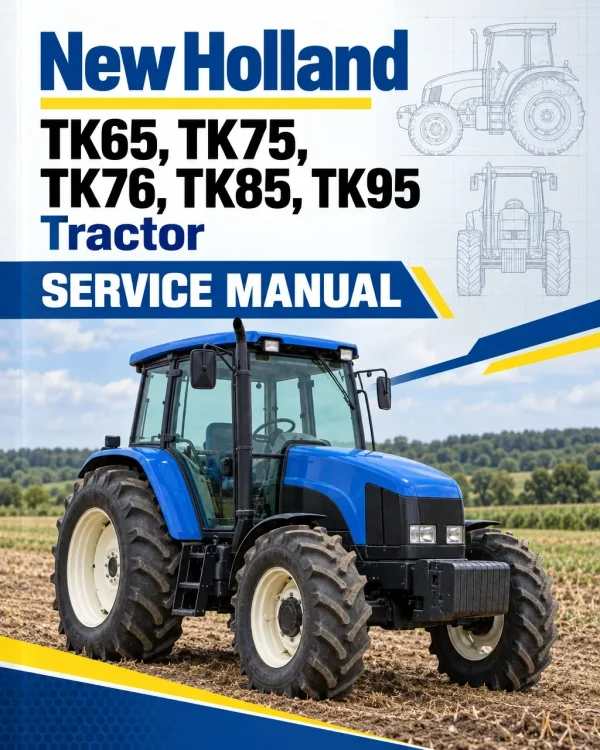 New Holland TK65, TK75, TK76, TK85, TK95 Tractor Service Manual New Holland TK65, TK75, TK76, TK85, TK95 Tractor Service Manual