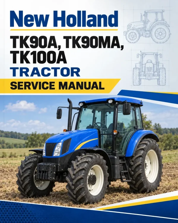 New Holland TK90A, TK90MA, TK100A Tractor Service Manual New Holland TK90A, TK90MA, TK100A Tractor Service Manual