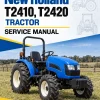New Holland T2410, T2420 Tractor Service Manual New Holland T2410, T2420 Tractor Service Manual