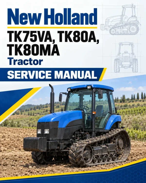 New Holland TK75VA, TK80A, TK80MA Tractor Service Manual New Holland TK75VA, TK80A, TK80MA Tractor Service Manual