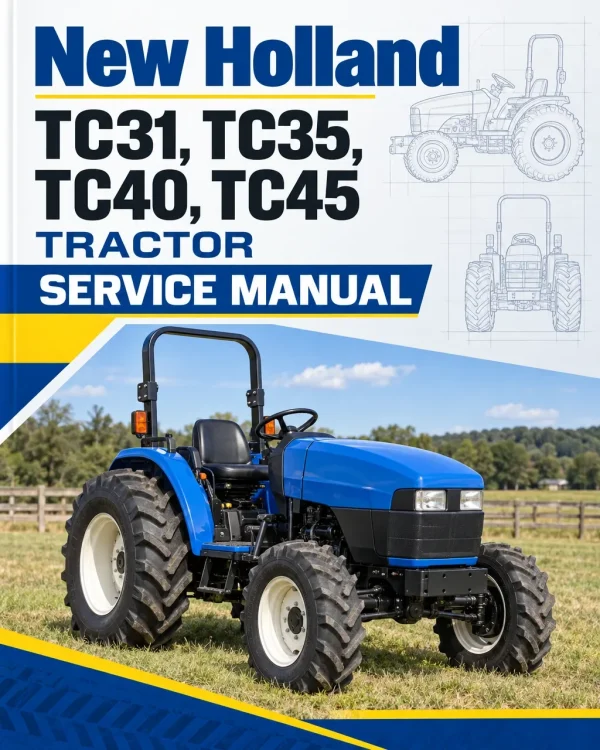 New Holland TC31, TC35, TC40, TC45 Tractor Service Manual New Holland TC31, TC35, TC40, TC45 Tractor Service Manual