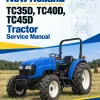 New Holland TC35D, TC40D, TC45D Tractor Service Manual New Holland TC35D, TC40D, TC45D Tractor Service Manual