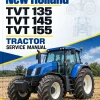 New Holland TVT 135, TVT 145, TVT 155 Tractor Service Manual New Holland TVT 135, TVT 145, TVT 155 Tractor Service Manual