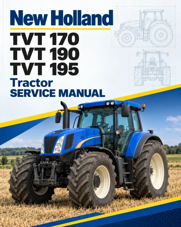 New Holland TVT 170, TVT 190, TVT 195 Tractor Service Manual