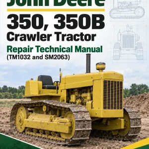 John Deere 350, 350B Crawler Tractor Repair Technical Manual (TM1032 and SM2063)