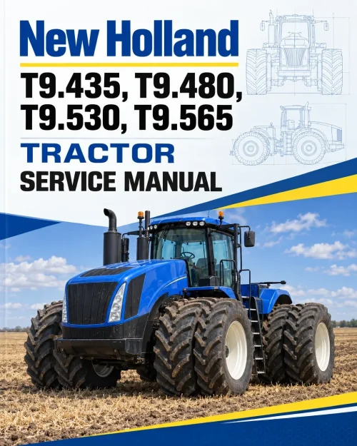 New Holland T9.435, T9.480, T9.530, T9.565 Tractor Service Manual