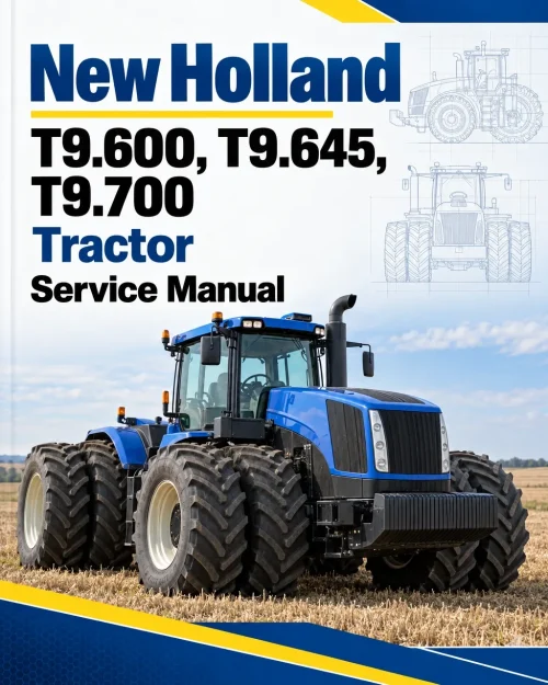New Holland T9.600, T9.645, T9.700 Tractor Service Manual