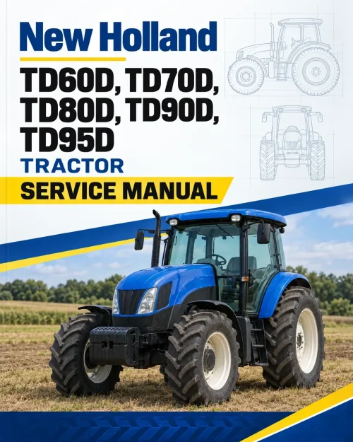 New Holland TD60D, TD70D, TD80D, TD90D, TD95D Tractor Service Manual New Holland TD60D, TD70D, TD80D, TD90D, TD95D Tractor Service Manual