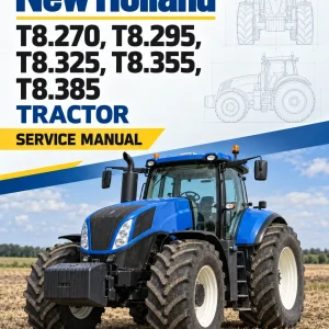 New Holland T8.270, T8.295, T8.325, T8.355, T8.385 Tractor Service Manual