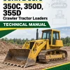John Deere 350C, 350D, 355D Crawler Tractor Loaders Technical Manual (TM1115) John Deere 350C, 350D, 355D Crawler Tractor Loaders Technical Manual (TM1115)