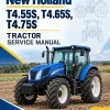 New Holland T4.55S, T4.65S, T4.75S Tractor Service Manual New Holland T4.55S, T4.65S, T4.75S Tractor Service Manual