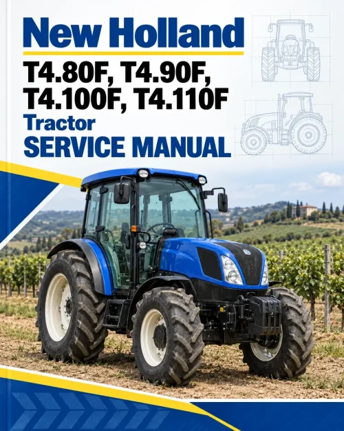 New Holland T4.80F, T4.90F, T4.100F, T4.110F Tractor Service Manual