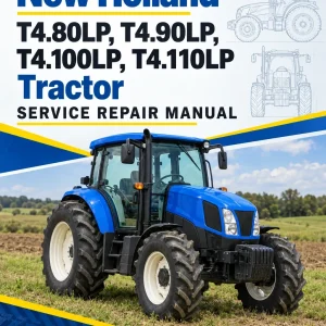 New Holland T4.80LP, T4.90LP, T4.100LP, T4.110LP Tractor Service Manual