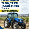 New Holland T4.80N, T4.90N, T4.100N, T4.110N Tractor Service Manual