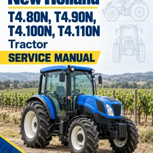 New Holland T4.80N, T4.90N, T4.100N, T4.110N Tractor Service Manual
