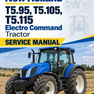 New Holland T5.95, T5.105, T5.115 Electro Command Tractor Service Manual