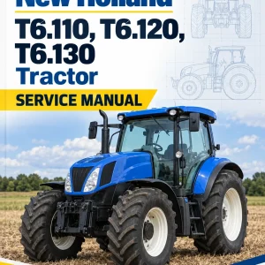 New Holland T6.110, T6.120, T6.130 Tractor Service Manual New Holland T6.110, T6.120, T6.130 Tractor Service Manual