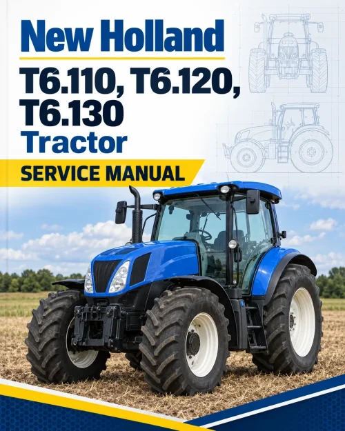 New Holland T6.110, T6.120, T6.130 Tractor Service Manual New Holland T6.110, T6.120, T6.130 Tractor Service Manual