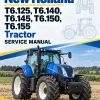 New Holland T6.125, T6.140, T6.145, T6.150, T6.155 Tractor Service Manual New Holland T6.125, T6.140, T6.145, T6.150, T6.155 Tractor Service Manual