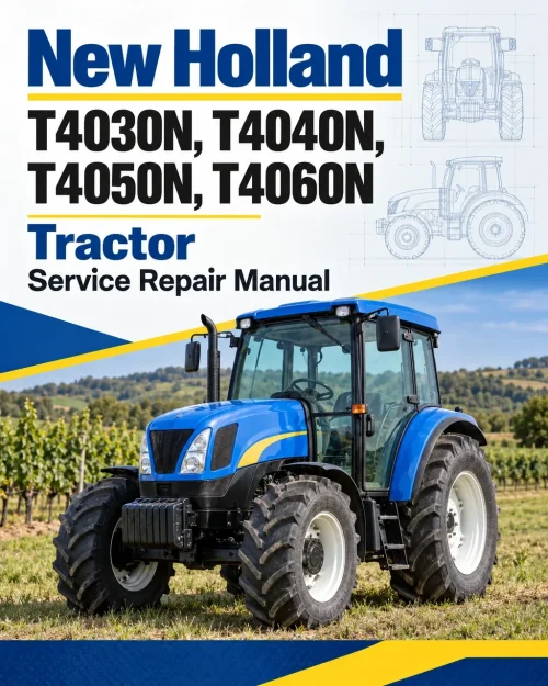 New Holland T4030N, T4040N, T4050N, T4060N Tractor Service Manual