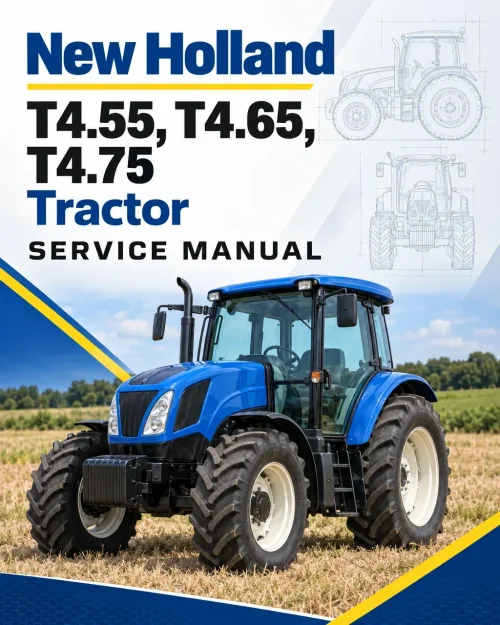 New Holland T4.55, T4.65, T4.75 Tractor Service Manual New Holland T4.55, T4.65, T4.75 Tractor Service Manual