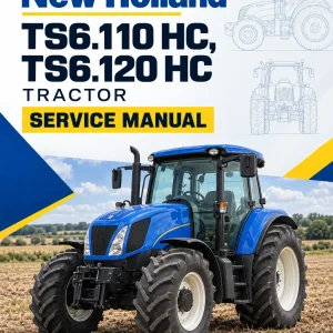 New Holland TS6.110 HC, TS6.120 HC Tractor Service Manual New Holland TS6.110 HC, TS6.120 HC Tractor Service Manual