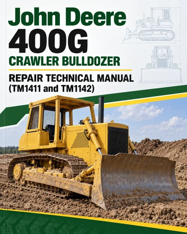 John Deere 400G Crawler Bulldozer Repair Technical Manual (TM1411 and TM1142) John Deere 400G Crawler Bulldozer Repair Technical Manual (TM1411 and TM1142)