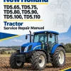 New Holland TD5.65, TD5.75, TD5.80, TD5.90, TD5.100, TD5.110 Tractor Manual