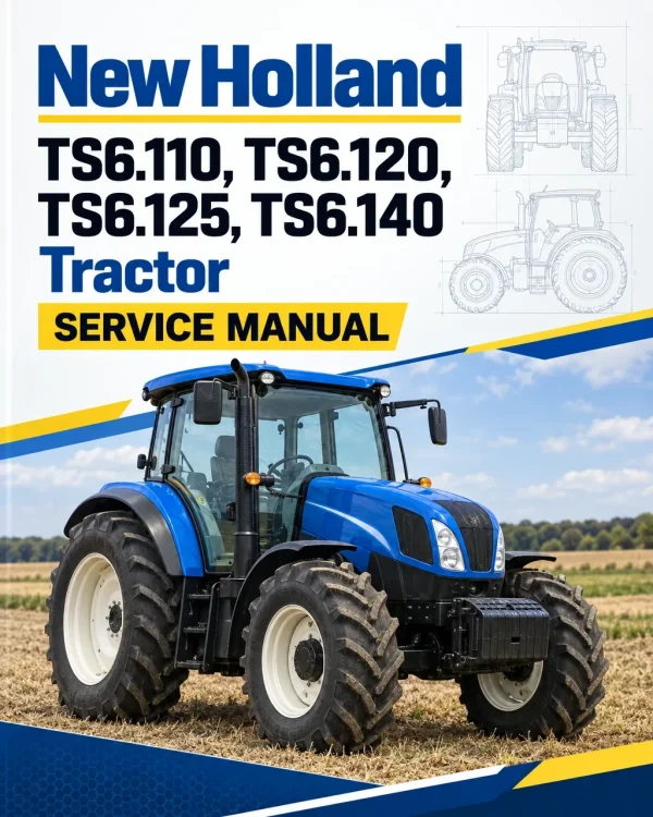 New Holland TS6.110, TS6.120, TS6.125, TS6.140 Tractor Service Manual New Holland TS6.110, TS6.120, TS6.125, TS6.140 Tractor Service Manual