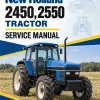 New Holland 2450, 2550 Tractor Service Manual New Holland 2450, 2550 Tractor Service Manual