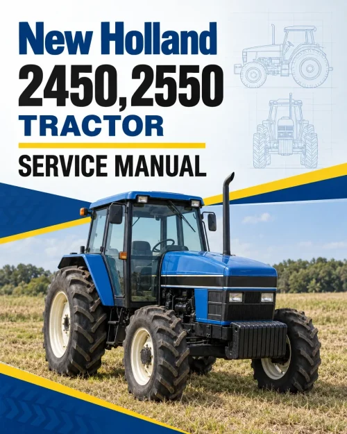 New Holland 2450, 2550 Tractor Service Manual New Holland 2450, 2550 Tractor Service Manual